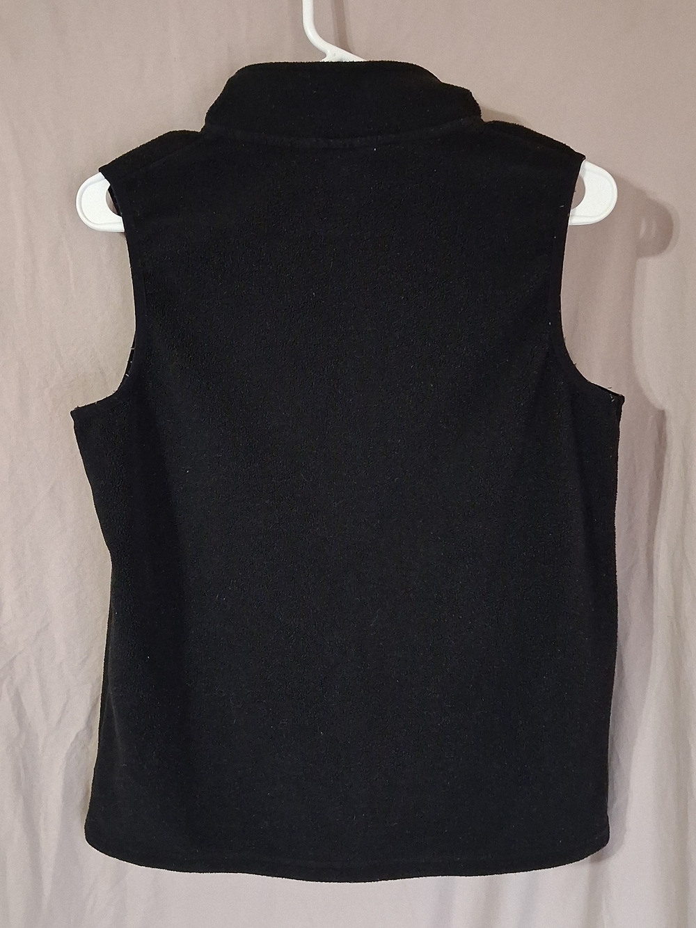 Kids Caterpillar Black Fleece Vest - Soft Zip Front - Picture 2 of 3